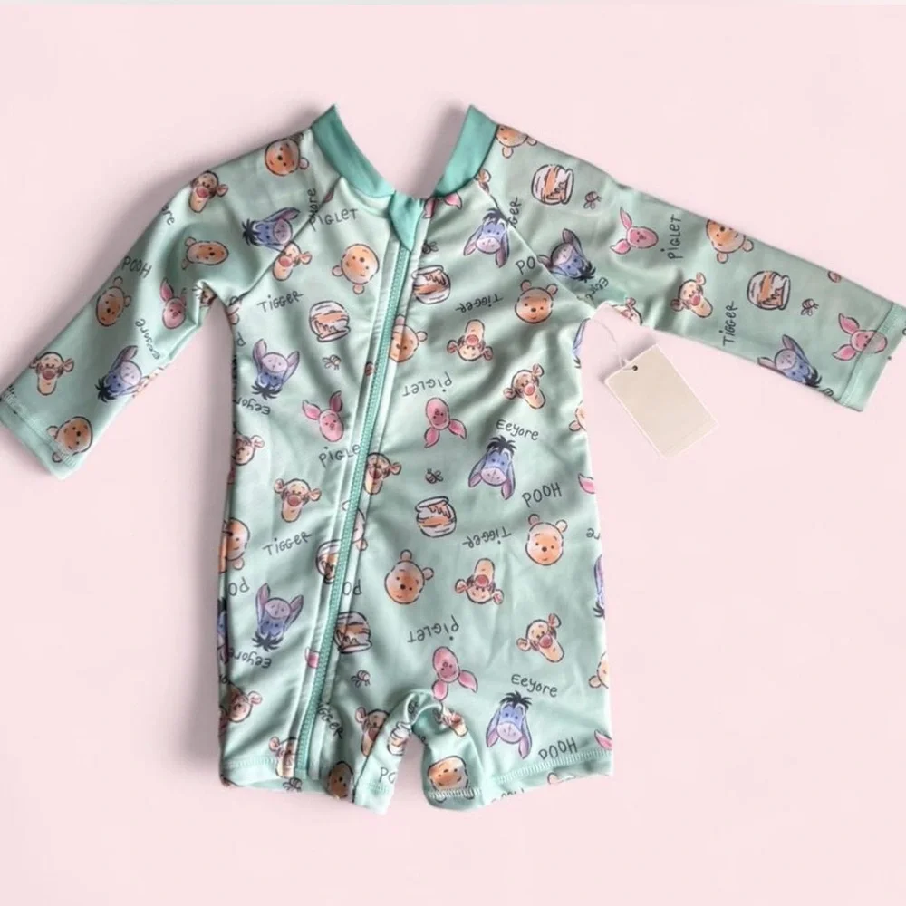 Disney Mint Green and Pink Baby Outfit Set - Picture 2 of 3